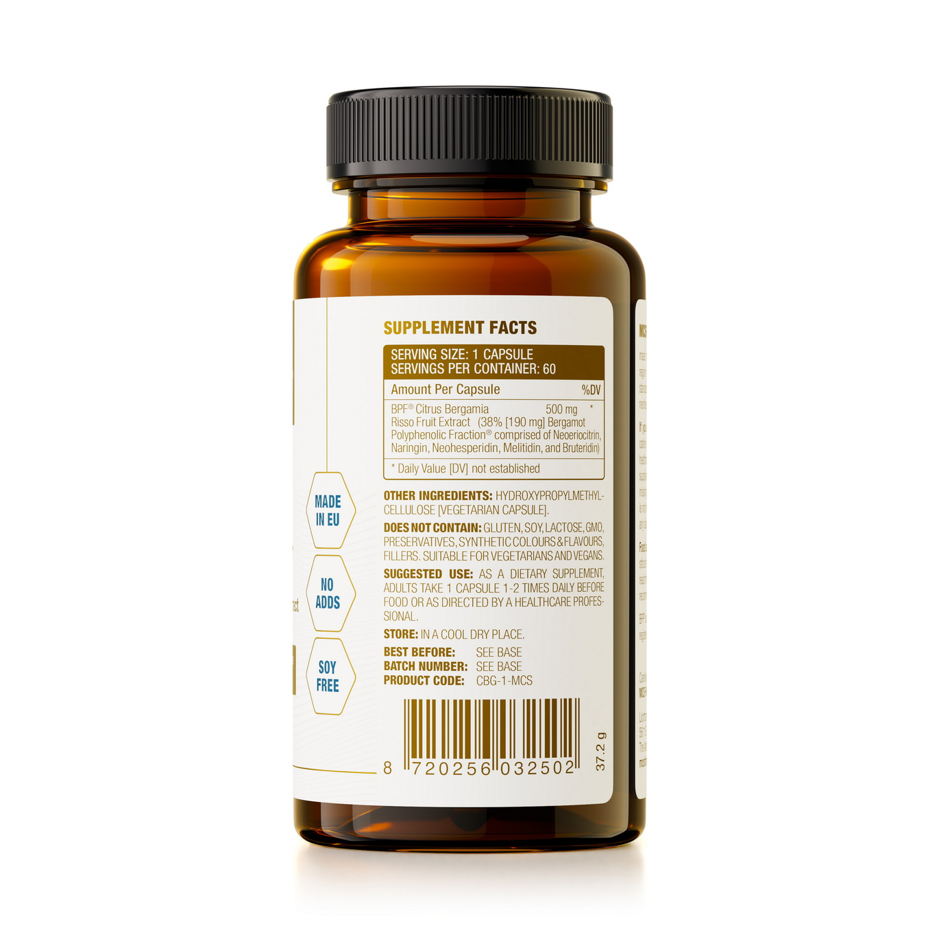 Citrus Bergamot | Bergamot Fruit Extract | 60 capsules