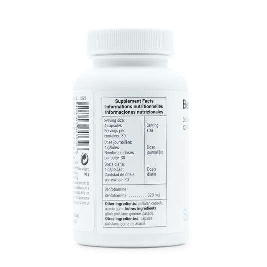 Benfotiamine | Vitamine B1 | 120 capsules
