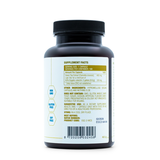 EGCG- 80% | Groene Thee Extract | 100 capsules