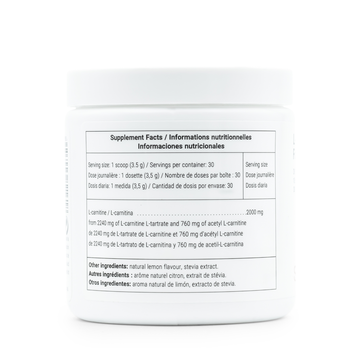 L-Carnitine Formula |Poeder | 105 g