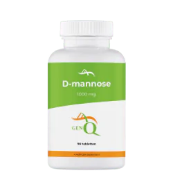 • D-Mannose Gen Q tabletten pot 90 stuks
• 1000 mg d mannose supplement Gen Q tabletten pot
• Gen Q D-Mannose verpakking tabletten pot
• d mannose monosacharide supplement tabletten pot 90 stuks