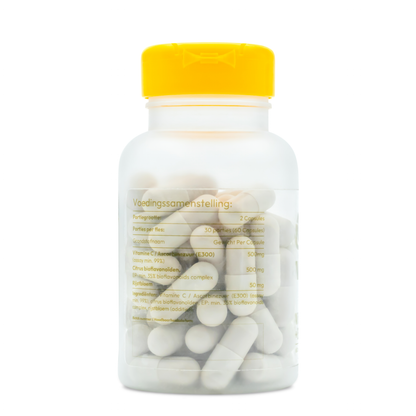 Vitamin C + Bioflavonoïden | Vitamine C formule | 60 capsules