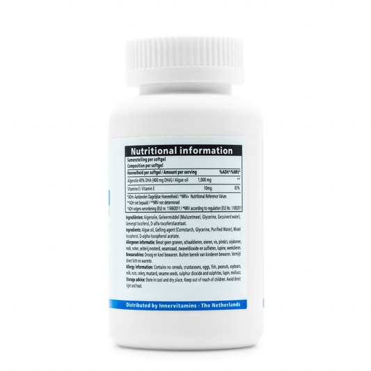 Algae Oil | Omega 3 Algenolie DHA | 60 softgels