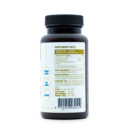 Super Artemisinine| Zoete Alsem |  60 capsules