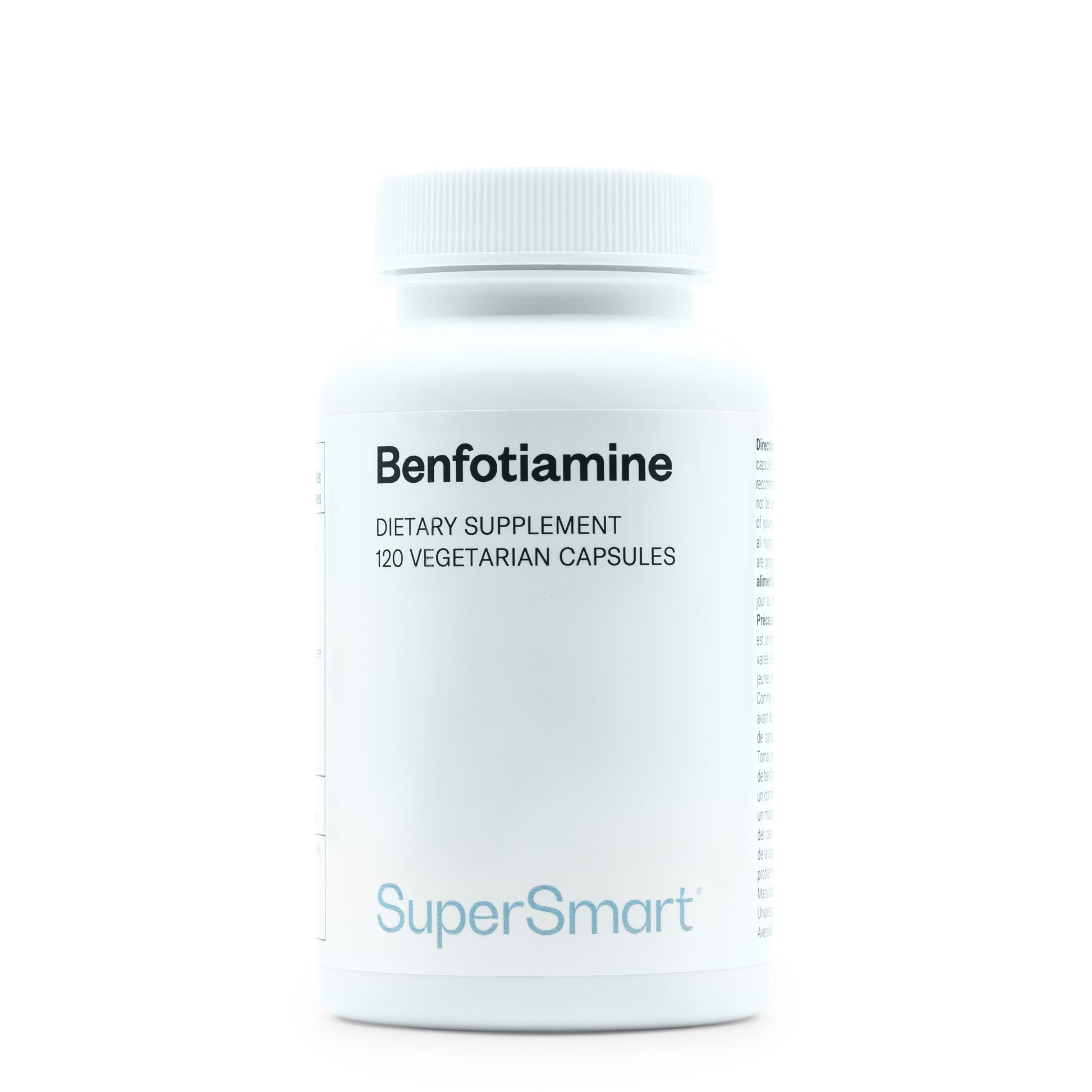 •	Benfotiamine SuperSmart capsules pot 120 stuks 
•	vitamine B1 benfotiamine supplement capsules pot 
•	SuperSmart Benfotiamine vitamine B1 plantaardige capsules pot 
•	B1 benfotiamine 80 mg capsules pot 120 stuks