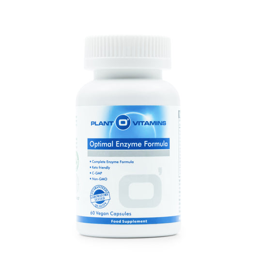 • Optimal Enzyme Formula Plant O’Vitamins capsules pot 60 stuks
• enzymen complex spijsvertering Plant O’Vitamins vegan capsules
• protease amylase lipase enzym supplement boswellia mirre
• Plant O’Vitamins enzymen supplement natuurlijke capsules pot