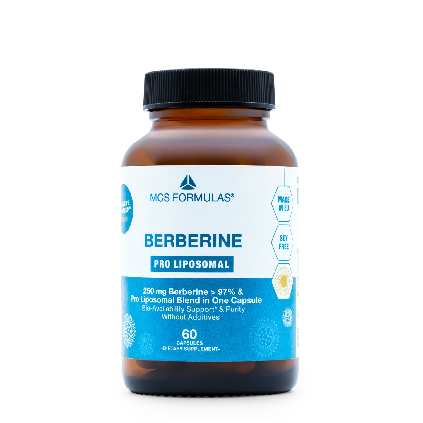 •	Berberine Pro Liposomal MCS Formulas capsules pot 60 stuks 
•	250 mg berberine liposomaal supplement capsules pot 
•	MCS Formulas Berberine Pro Liposomal plantaardige capsules pot 
•	berberine REBERSA liposomale capsules pot 60 stuks