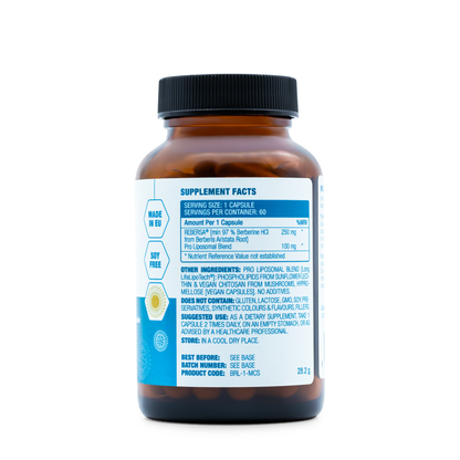 Berberine Pro Liposomal | 250 mg | 60 capsules