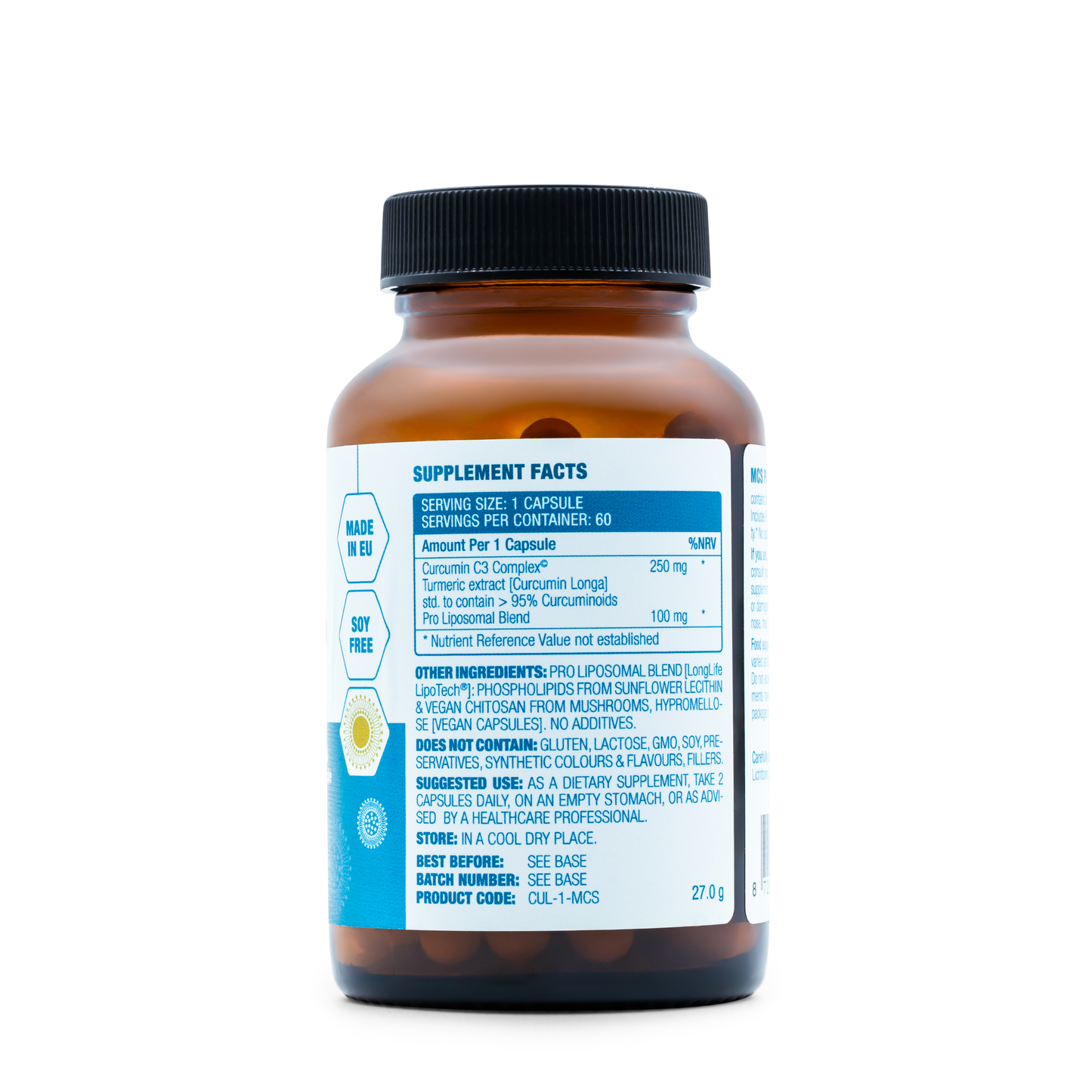 Curcumin C3 | Curcumine Pro Liposomal | 60 capsules