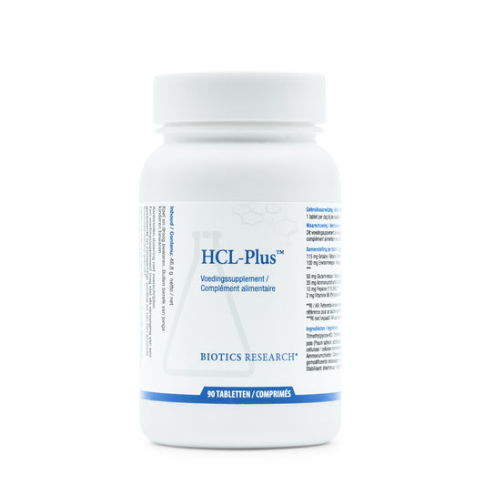 • HCL-Plus Exendo Epigenomics tabletten pot 90 stuks
• betaïne HCl pepsine enzymen supplement Exendo HCL-Plus tabletten pot
• spijsverteringsenzymen HCL supplement tabletten Exendo pot
• Exendo HCL-Plus Betaine HCl enzymen tabletten pot