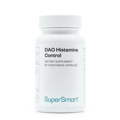 •	DAO Histamine Control SuperSmart capsules pot 60 stuks 
•	DAO enzym supplement diamine oxidase capsules SuperSmart pot 
•	SuperSmart DAO Histamine Control plantaardige capsules pot 
•	histamine enzym quercetine vitamine C capsules pot 60 stuks 