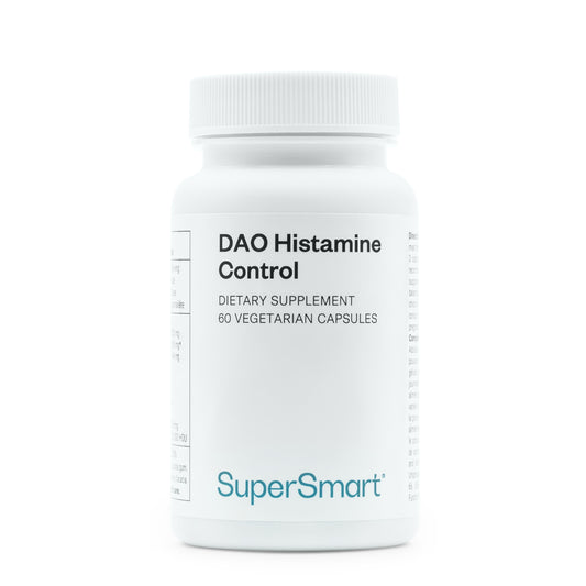 •	DAO Histamine Control SuperSmart capsules pot 60 stuks 
•	DAO enzym supplement diamine oxidase capsules SuperSmart pot 
•	SuperSmart DAO Histamine Control plantaardige capsules pot 
•	histamine enzym quercetine vitamine C capsules pot 60 stuks 