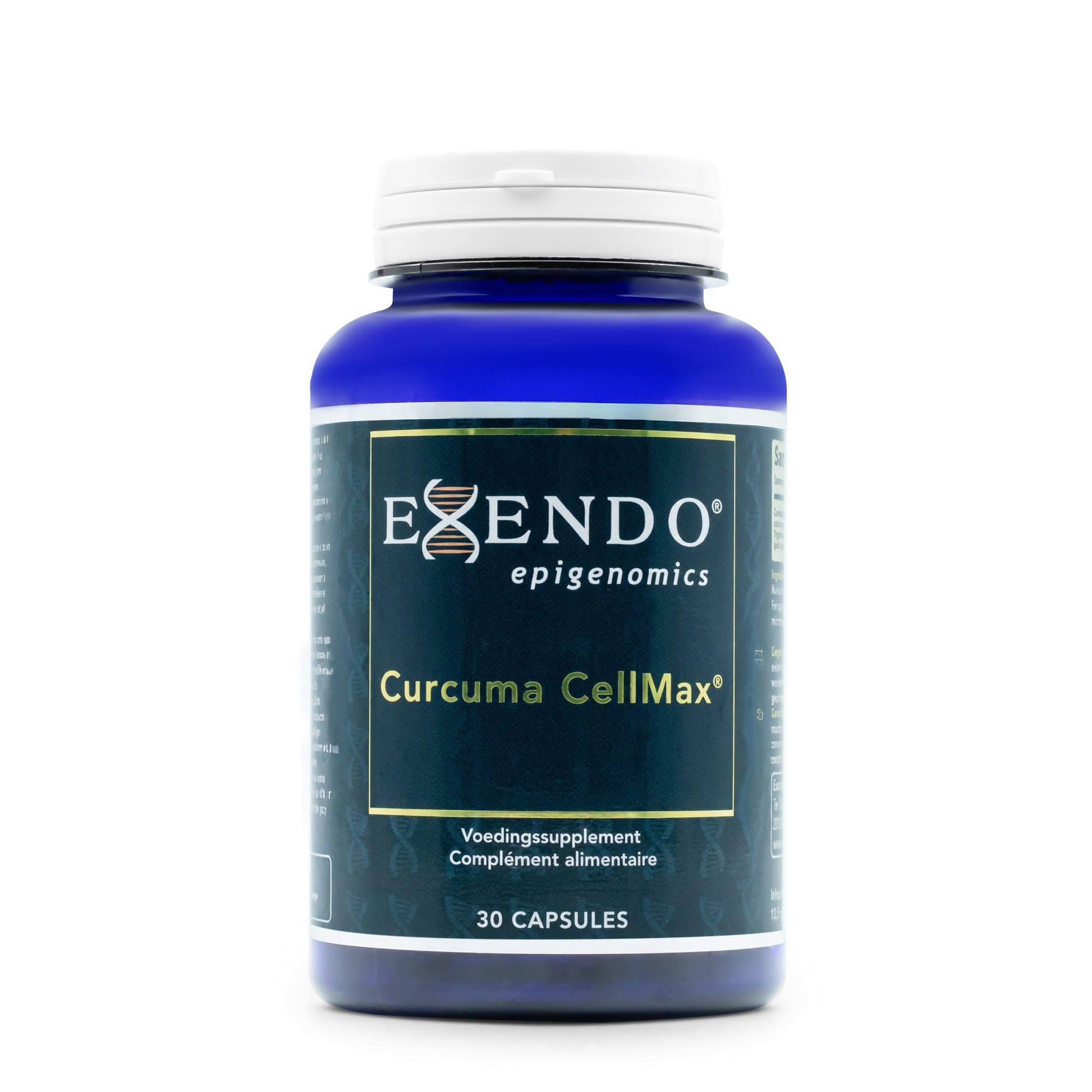 •	Curcuma CellMax Exendo Epigenomics capsules pot 60 stuks 
•	curcuma fenegriek supplement CurQfen capsules Exendo Epigenomics pot 
•	Exendo Epigenomics Curcuma CellMax plantaardige capsules pot 
•	curcumine fenegriek kruidenextract capsules pot 60 stuks
