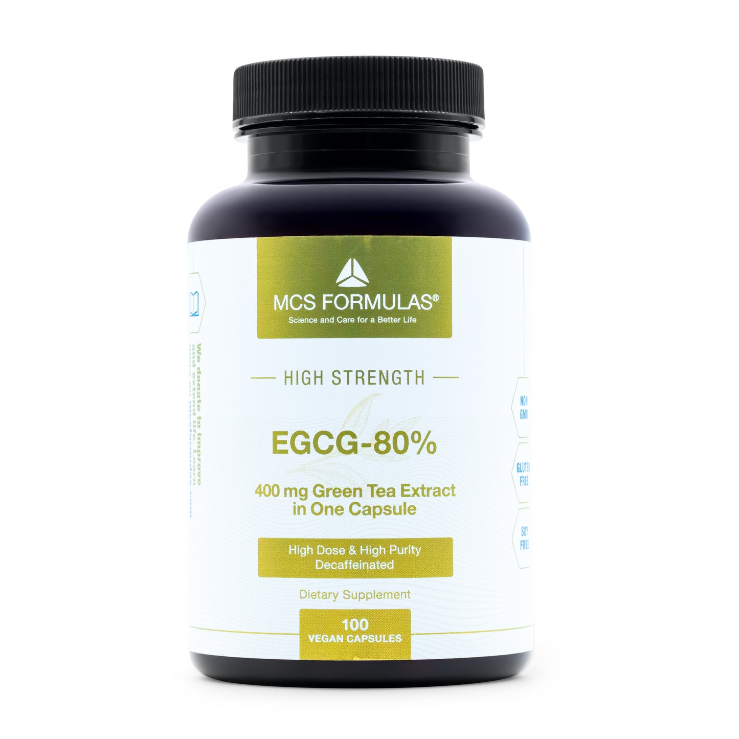 •	EGCG 80% MCS Formulas groene thee extract capsules pot 
•	groene thee EGCG supplement 400 mg capsules verpakking 
•	MCS Formulas EGCG 80 procent capsules pot 100 stuks 
•	cafeïnevrij groene thee extract supplement capsules pot
