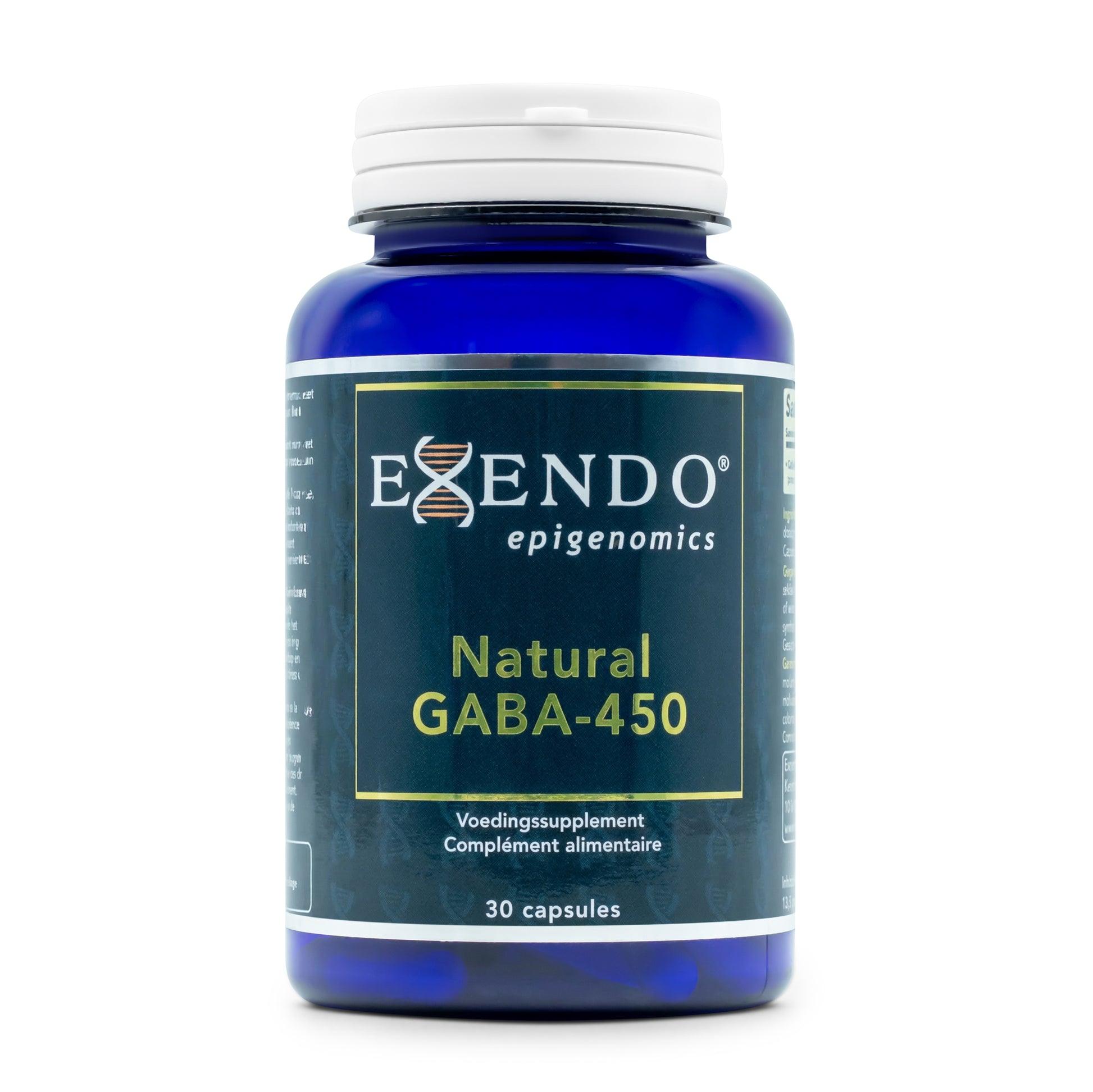 • Natural GABA-450 Exendo Epigenomics capsules pot 30 stuks
• GABA supplement 450 mg capsules natuurlijke fermentatie
• Exendo Epigenomics GABA aminozuur supplement vegan capsules
• GABA 450 mg plantaardige capsule pot voeding supplement