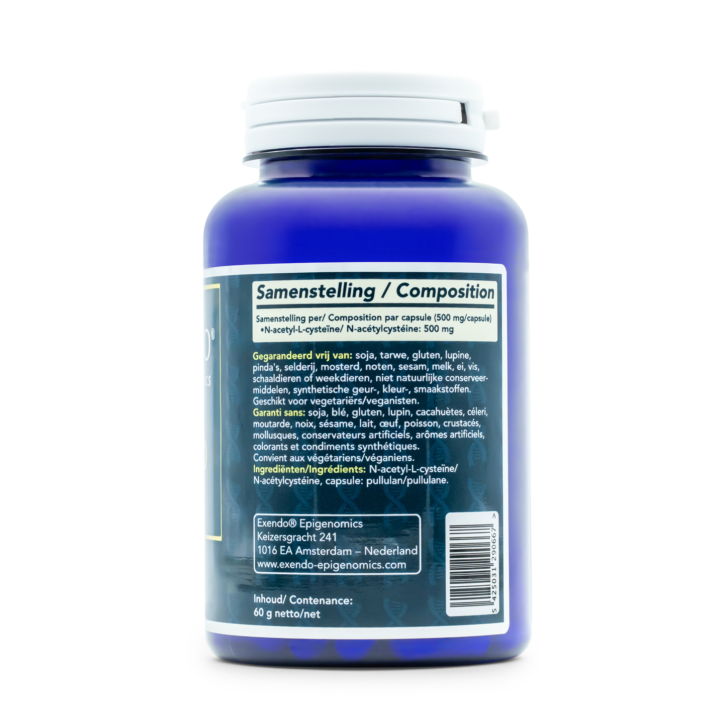 NAC 500 | Aminozuur | 60 capsules