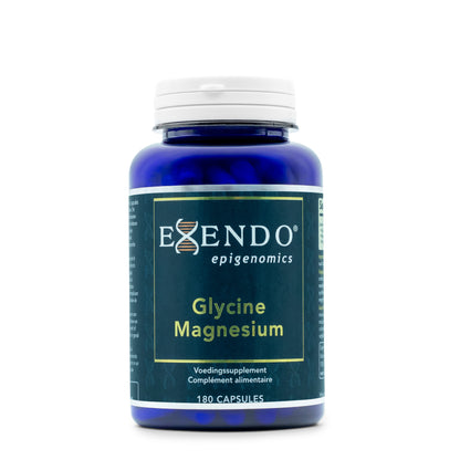 • Glycine-Magnesium Exendo Epigenomics 180 vegetarische capsules
• magnesiumbisglycinaat en glycine supplement capsules
• Exendo Epigenomics glycine magnesium vegan capsules
• magnesium supplement zonder magnesiumstearaat capsules
