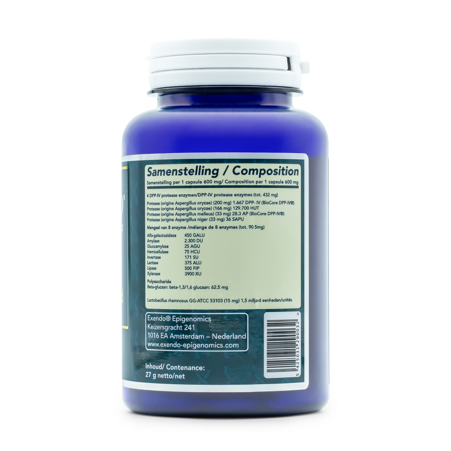 DPP-IV Optimum Gold | Multi-enzymformule | 45 capsules