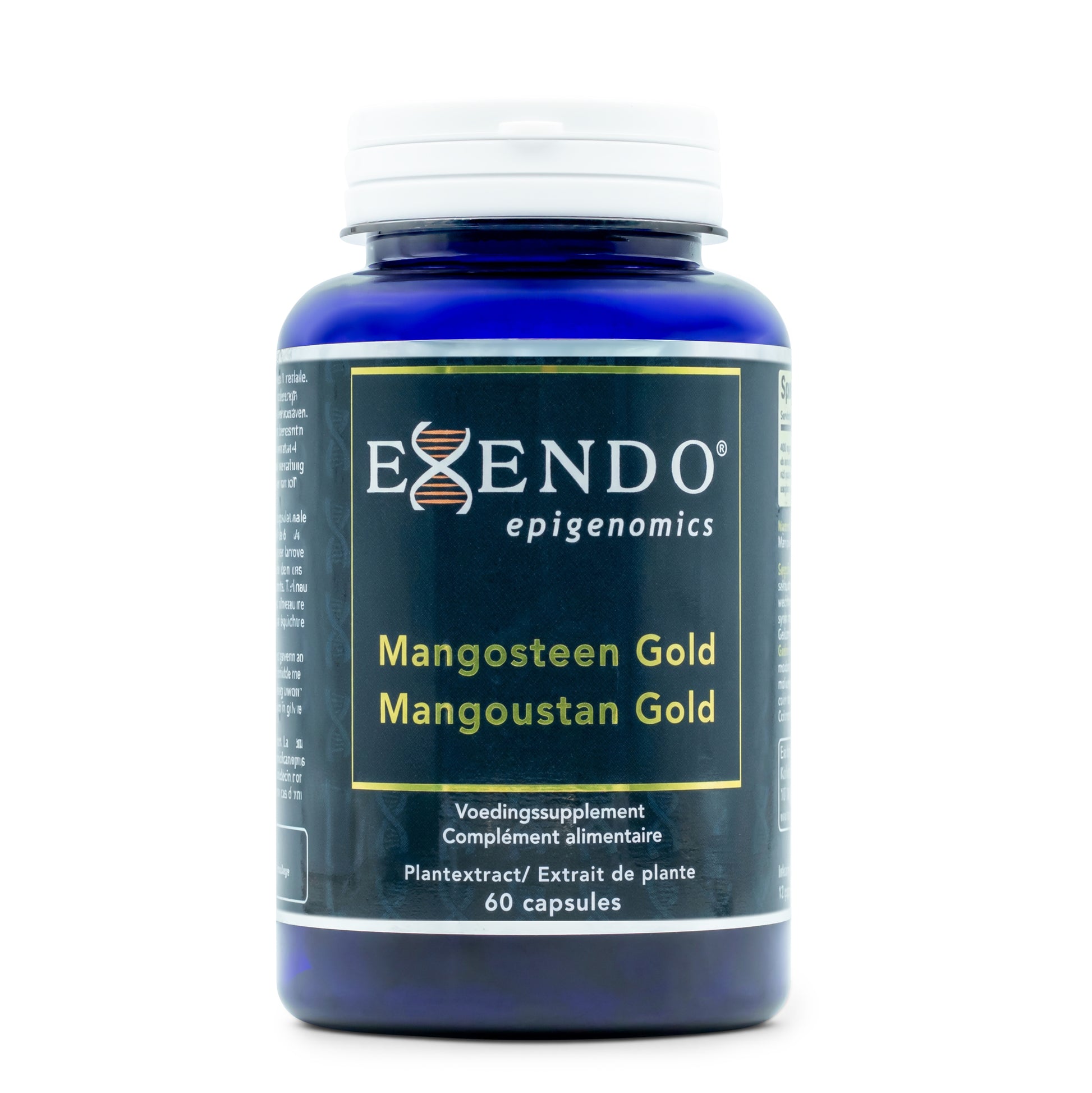 • Mangosteen Gold capsules Exendo Epigenomics 120 stuks
• mangosteen extract 40 procent alfa mangostines capsules
• garcinia mangostana supplement capsules Exendo
• Exendo mangosteen gold plantaardig extract capsules