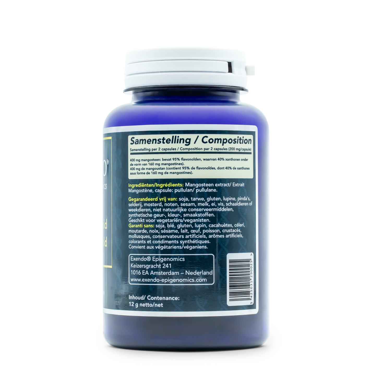 Mangosteen Gold | Plantenextract | 60 capsules