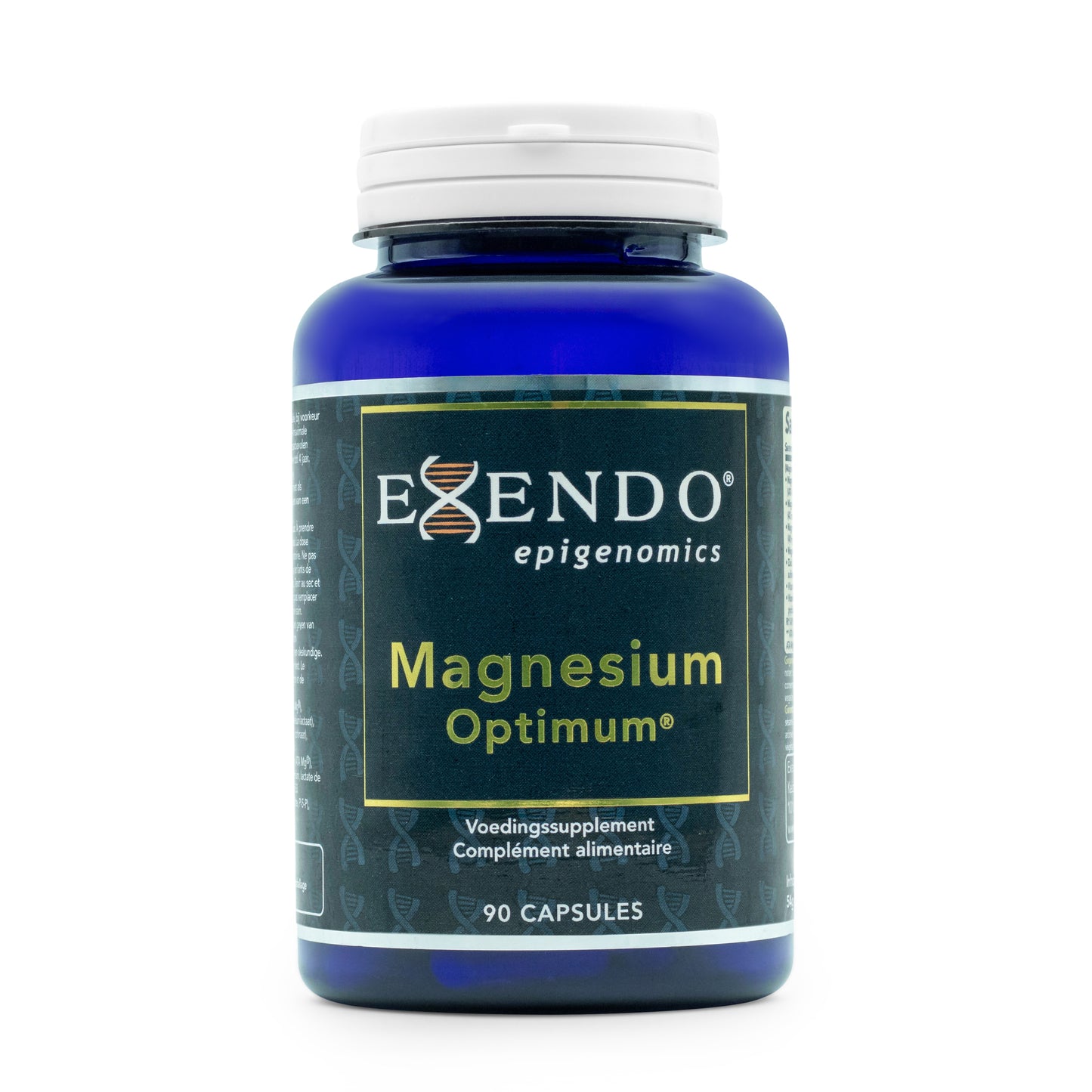• Magnesium Optimum Exendo Epigenomics capsules 90 stuks pot
• magnesium complex supplement B6 zink capsules Exendo
• magnesium bisglycinaat mix capsules mineraal supplement
• Exendo Epigenomics magnesium optimum capsules verpakking
