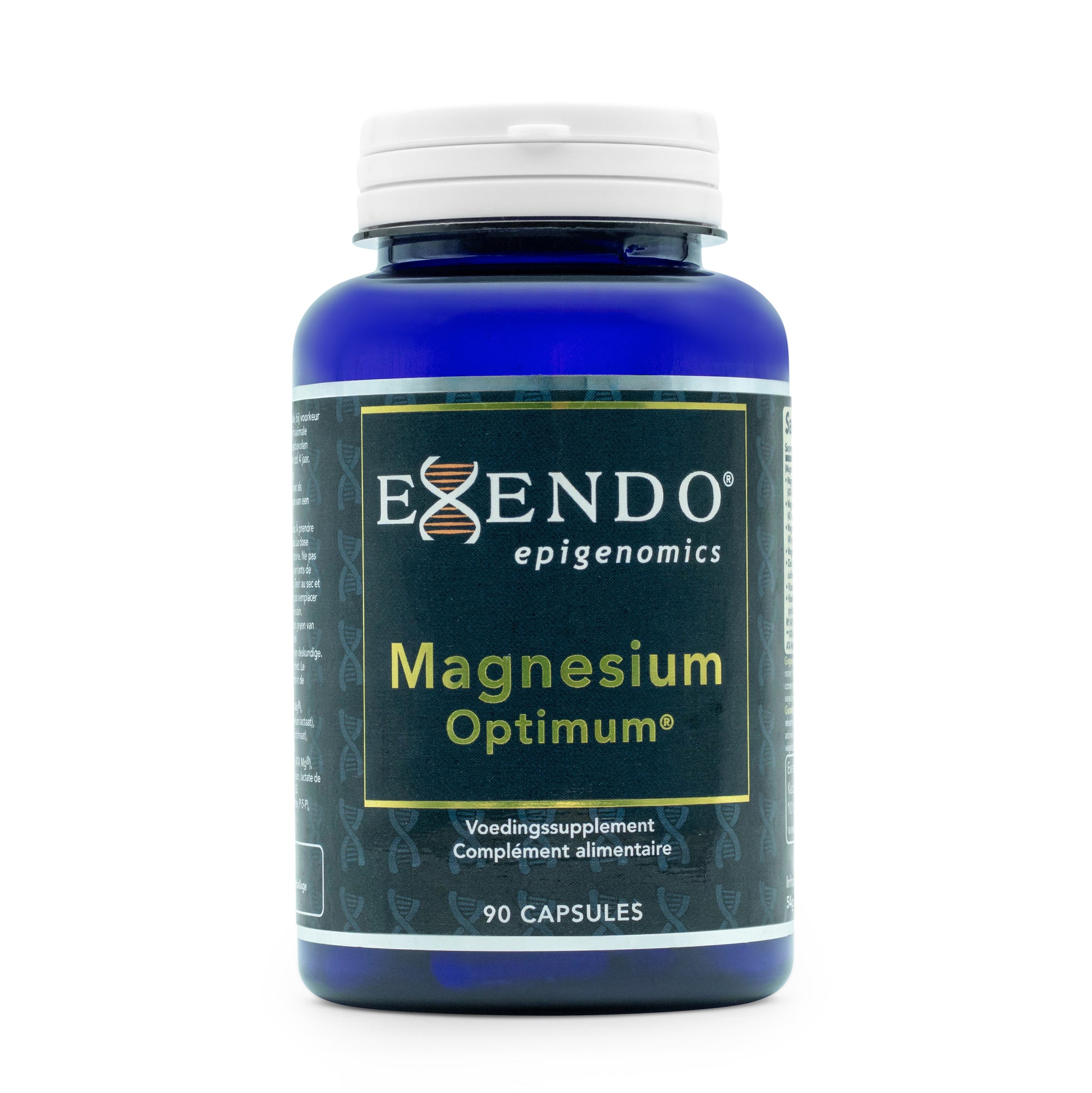 • Magnesium Optimum Exendo Epigenomics capsules 90 stuks pot
• magnesium complex supplement B6 zink capsules Exendo
• magnesium bisglycinaat mix capsules mineraal supplement
• Exendo Epigenomics magnesium optimum capsules verpakking