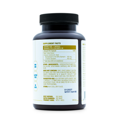 Milk Thistle Silymarine | Mariadistel | 90 capsules