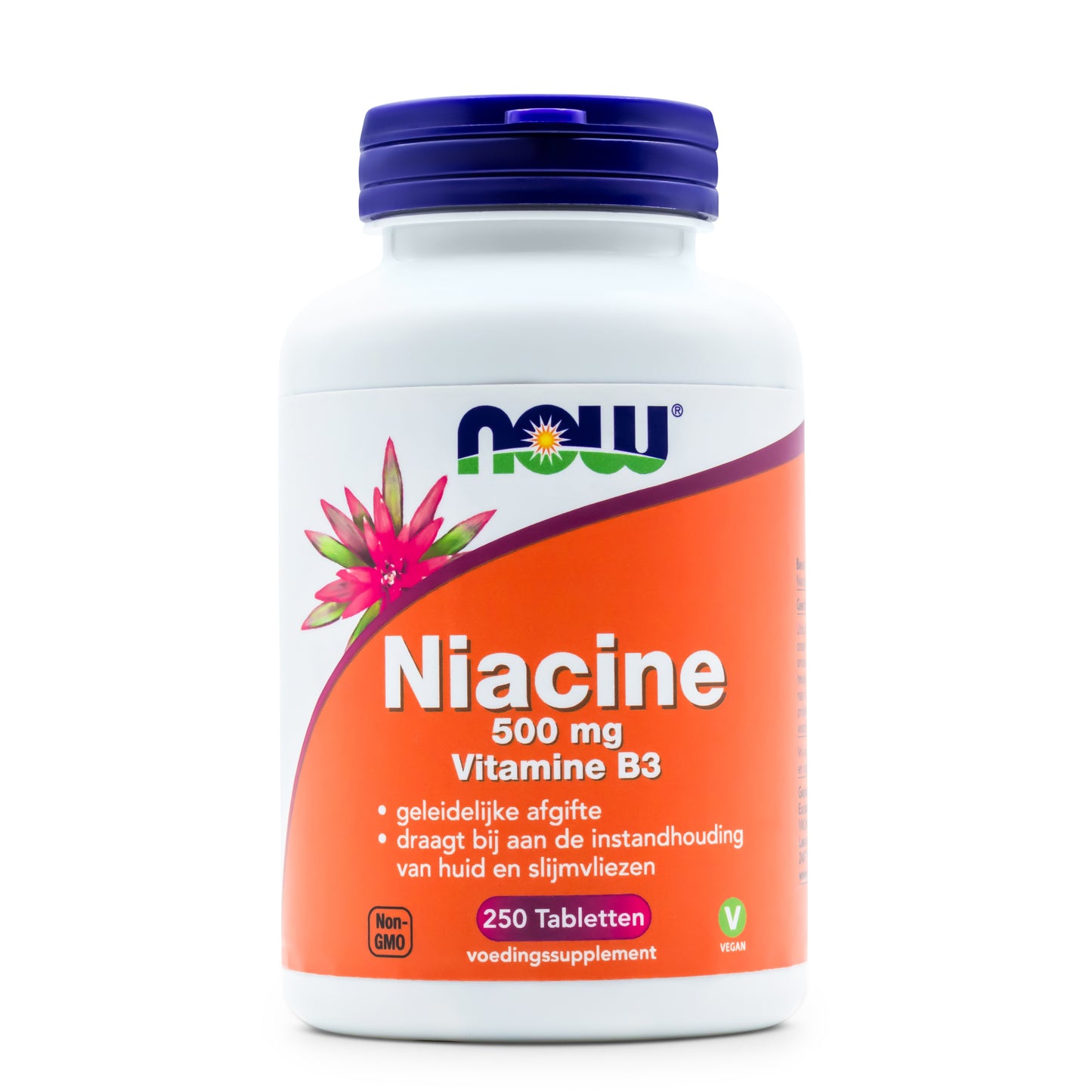 • Niacine vitamine B3 NOW Foods 500 mg tabletten pot 250 stuks
• vitamine B3 supplement 500 mg NOW Foods time release tabletten
• niacine 500 mg nicotinezuur supplement NOW Foods pot
• B3 vitamine supplement NOW Foods tabletten verpakking