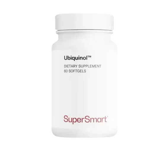 • Ubiquinol SuperSmart Q10 softgels pot 60 stuks
• co-enzym Q10 ubiquinol supplement capsules verpakking
• SuperSmart actieve Q10 ubiquinol softgels pot
• ubiquinol Q10 antioxidant supplement softgel fles