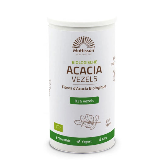 •	Biologische Acacia Vezels Mattisson poeder 200 gram 
•	acaciagom vezels biologisch poeder Mattisson verpakking 
•	Mattisson acacia vezels oplosbaar vezelpoeder 
•	biologische plantaardige vezels acacia poeder 200g